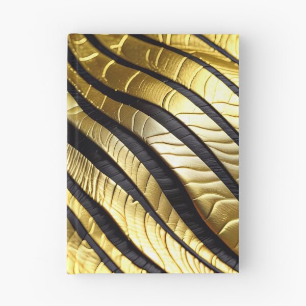 Item preview, Abstract Golden Zebra Skin Pattern designed and sold by TheArtOfPat.