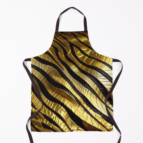 Aperçu de l'œuvre Abstract Golden Zebra Skin Pattern créée et vendue par TheArtOfPat.