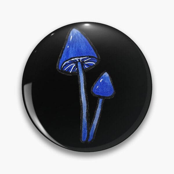 Item preview, Blue Pinkgill Mushroom designed and sold by silverwolfsoul.
