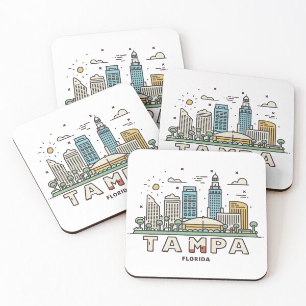 Item preview, Sunshine City Charm: Tampa’s Radiant Skyline designed and sold by CircinusStore.