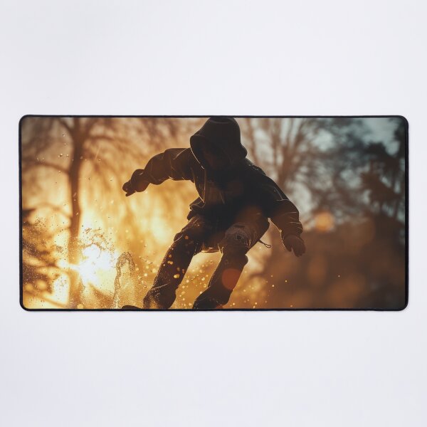 Item preview, Portrait of a skateboarder in shadow play designed and sold by Fantasyplus.