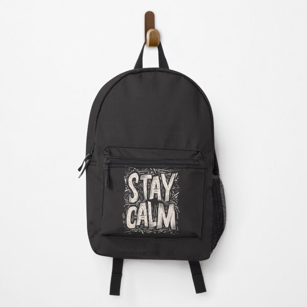 Item preview, Stay Calm Typography Art designed and sold by RuyaFab.