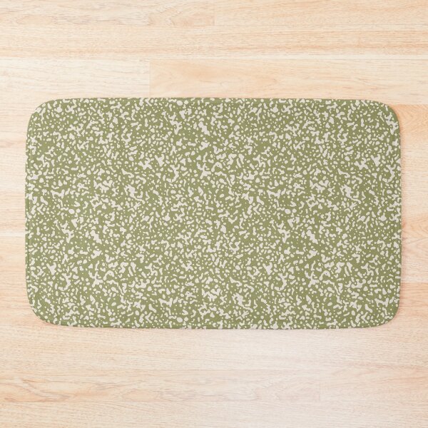 Item preview, Stippled Speckles - Eggshell on Avocado Green designed and sold by Megs Lang.