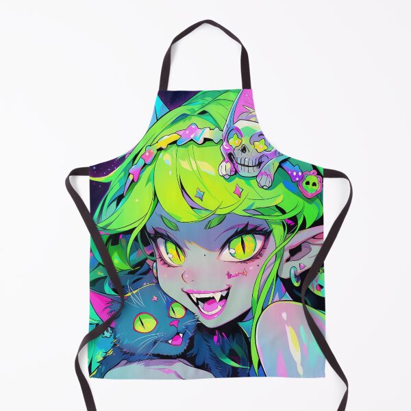Item preview, Vibrant Neon Fairy Pet Fantasy Anime Girl designed and sold by bubblegoth.