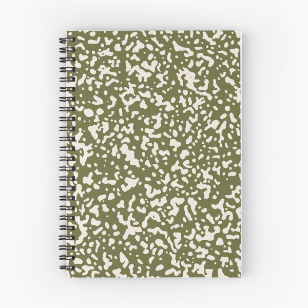Item preview, Stippled Speckles - Eggshell on Camo Green designed and sold by Megs Lang.