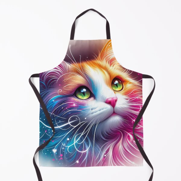 Item preview, Cosmic Whiskers: A Whimsical Pop Art Cat Portrait designed and sold by Vitalka-uk.