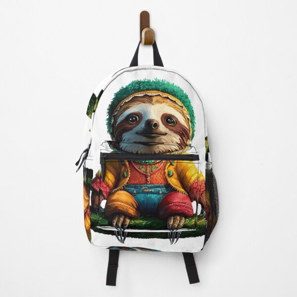 Item preview, Cute Sloth in Colorful Outfit designed and sold by najega911.