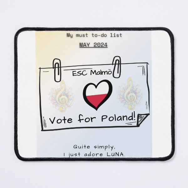Item preview, EUROVISION SONG CONTEST 2024, VOTE FOR POLAND designed and sold by CreativeBizarre.