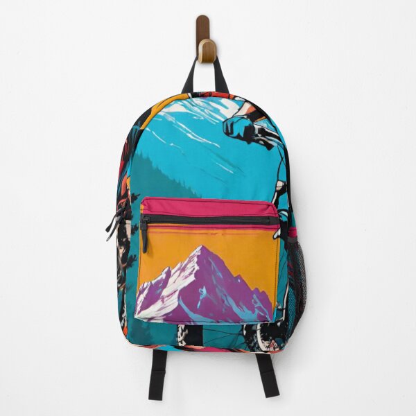 Item preview, Alpine Majesty - Mountain Biker Amidst Splendor designed and sold by GrizzlyCollective.