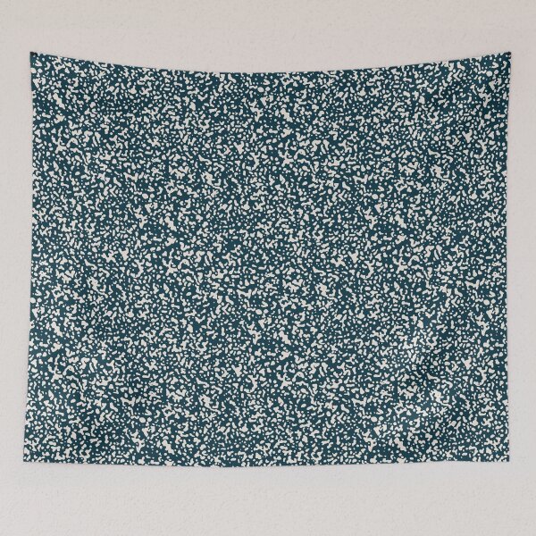 Item preview, Stippled Speckles - Eggshell on Prussian Blue designed and sold by Megs Lang.