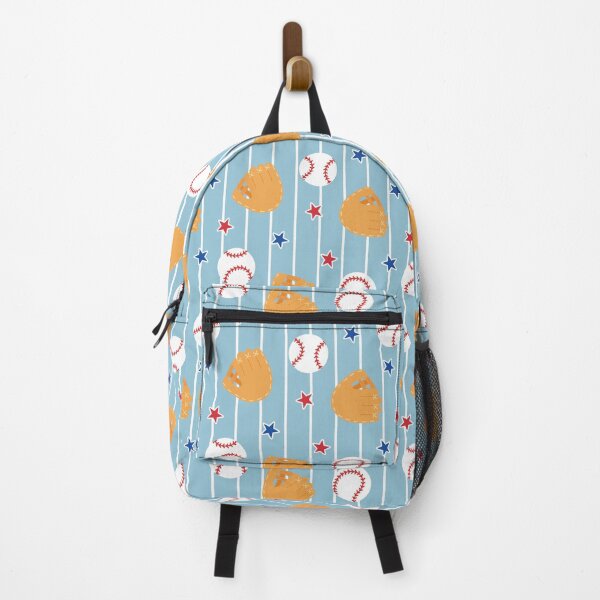 Item preview, Baseball Pinstripe Light Blue Baby Sports designed and sold by SamAnnDesigns.