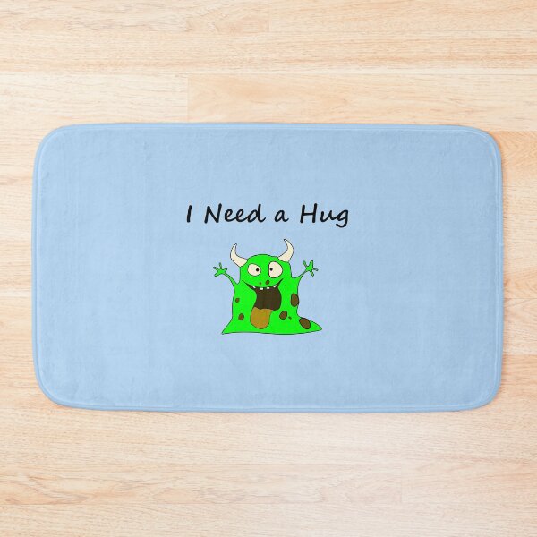 Item preview, I Need a Hug Cute Blob Monster Light-Color designed and sold by TinyStarAmerica.