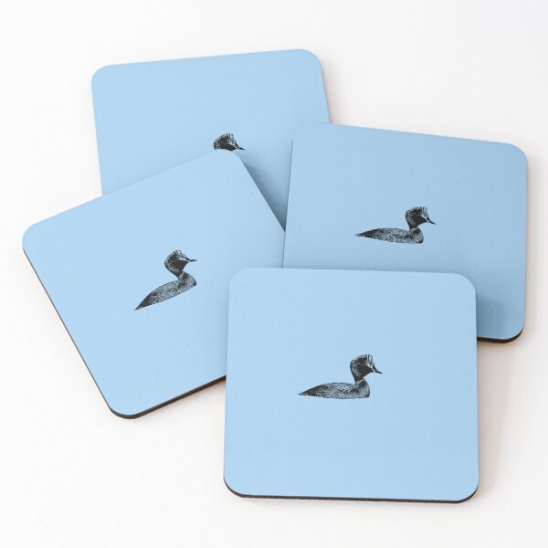 Item preview, Horned Grebe Black Design  designed and sold by designsasstultd.