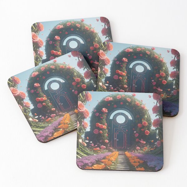 Item preview, Mystical Floral Path: Gateway to the Unknown designed and sold by Rooklife.