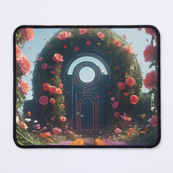 Item preview, Mystical Floral Path: Gateway to the Unknown designed and sold by Rooklife.