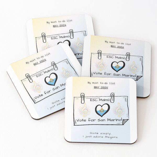 Item preview, EUROVISION SONG CONTEST 2024, VOTE FOR SAN MARINO designed and sold by CreativeBizarre.