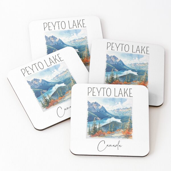 Item preview, Watercolor Design of Peyto Lake - Canada  designed and sold by Sketch-Shack.