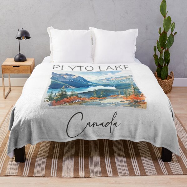 Item preview, Watercolor Design of Peyto Lake - Canada designed and sold by Sketch-Shack.