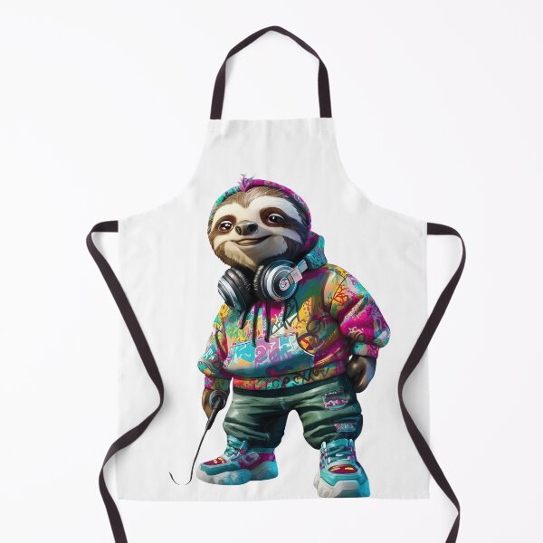 Item preview, Cute Sloth in Hip Hop Outfit designed and sold by najega911.