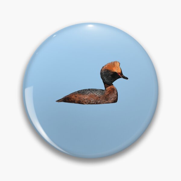Item preview, Horned Grebe Black Alternate Design  designed and sold by designsasstultd.