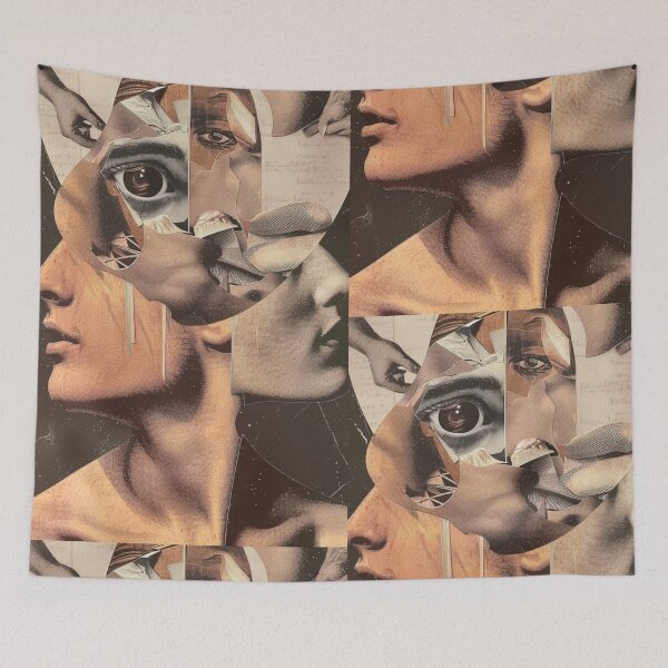 Item preview, collage flowers, paper, art designed and sold by Sarfa-art.