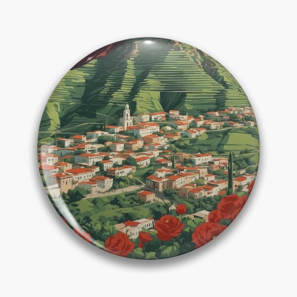 Item preview, Bernal Queretaro Magic Town Mexico Vintage Travel Tourism Poster  designed and sold by TravelersGems.