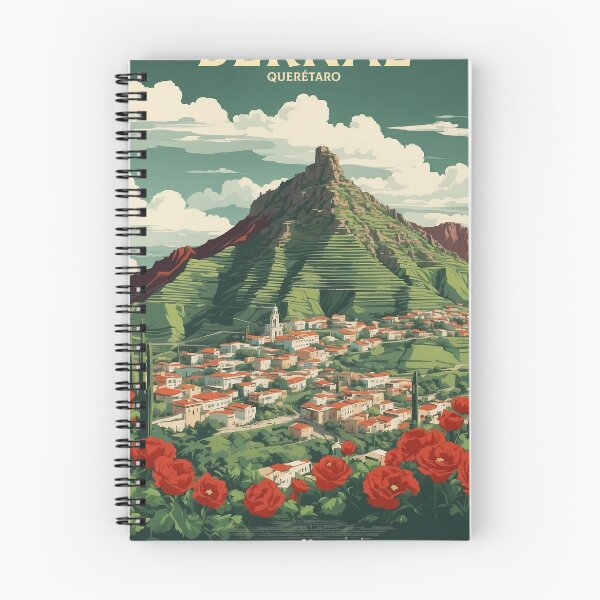 Item preview, Bernal Queretaro Magic Town Mexico Vintage Travel Tourism Poster  designed and sold by TravelersGems.
