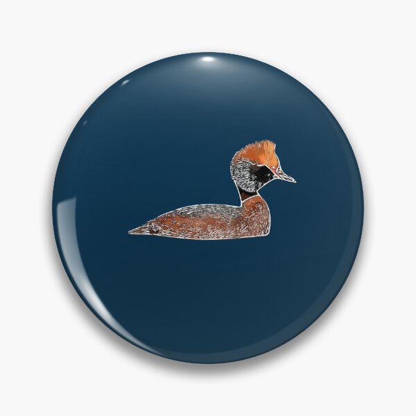 Item preview, Horned Grebe White Alternate Design  designed and sold by designsasstultd.