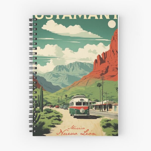 Item preview, Bustamante Nuevo Leon Magic Town Mexico Vintage Travel Tourism Poster  designed and sold by TravelersGems.
