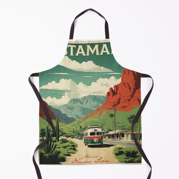 Item preview, Bustamante Nuevo Leon Magic Town Mexico Vintage Travel Tourism Poster designed and sold by TravelersGems.