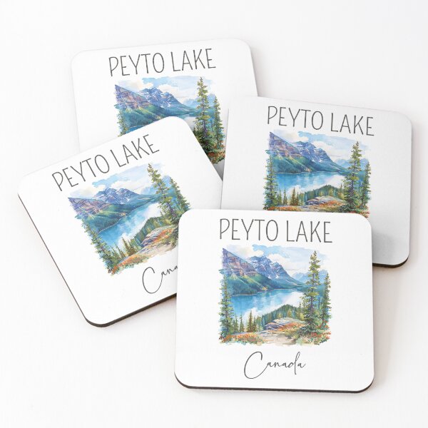 Item preview, Watercolor Design of Peyto Lake - Canada  designed and sold by Sketch-Shack.