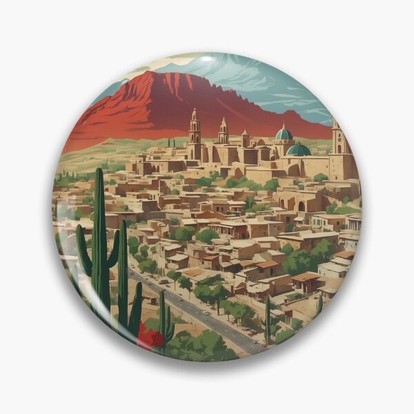 Item preview, Calvillo Aguascalientes Pueblo Mágico México Viajes Vintage Turismo Póster designed and sold by TravelersGems.