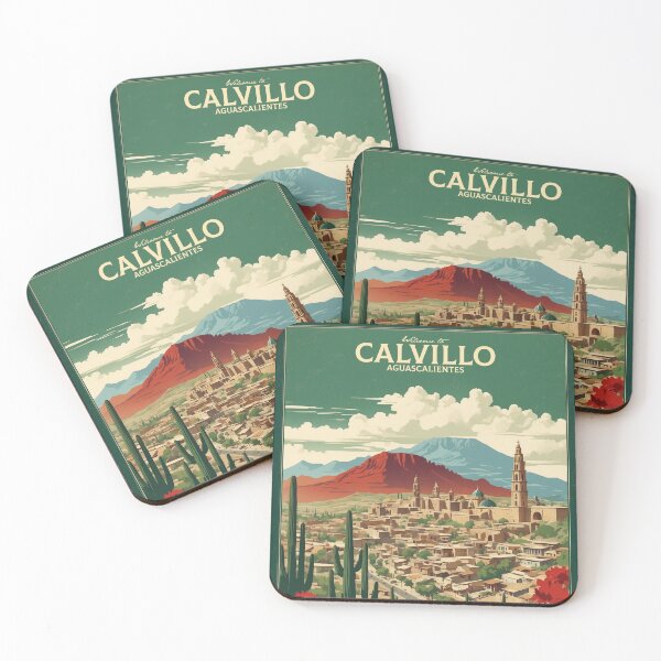 Item preview, Calvillo Aguascalientes Magic Town Mexico Vintage Travel Tourism Poster  designed and sold by TravelersGems.