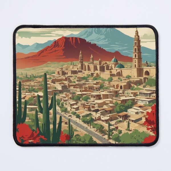 Item preview, Calvillo Aguascalientes Magic Town Mexico Vintage Travel Tourism Poster designed and sold by TravelersGems.