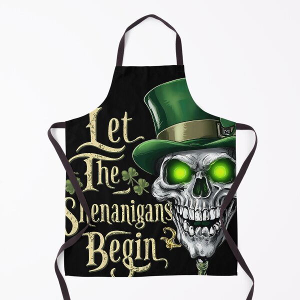 Item preview, Let The Shenanigans Begin St. Patrick's Day Skull designed and sold by najega911.