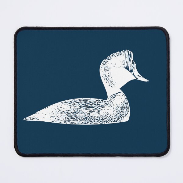 Item preview, Horned Grebe White Design designed and sold by designsasstultd.