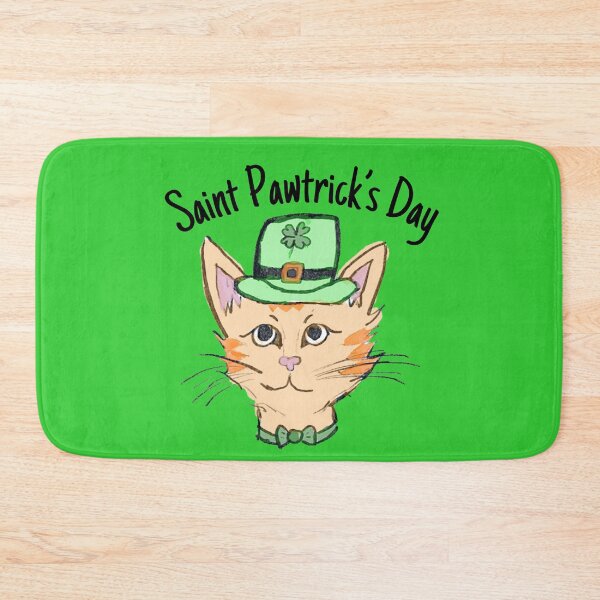 Item preview, Happy Saint Pawtrick's Day Saint Patrick's Cat Gifts designed and sold by Laugh-Lines.