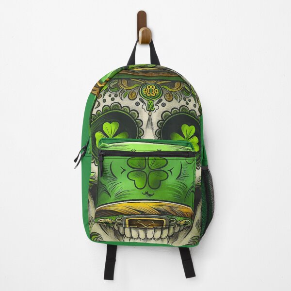 Item preview, Saint Paddys Patricks Sugar Skull Leprechaun designed and sold by Wild-Co.