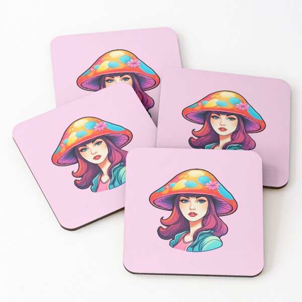 Item preview, Woman with a Mushroom Hat designed and sold by Cosmicreations1.
