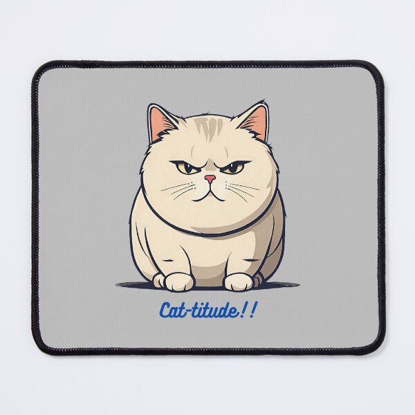 Item preview, Angry cat, funny cat - Catitude designed and sold by PetPeeveDesigns.