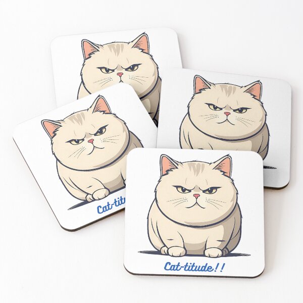 Item preview, Angry cat, funny cat - Catitude designed and sold by PetPeeveDesigns.