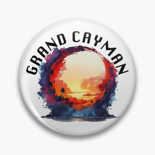Item preview, Grand Cayman Sunset (with Black Lettering) designed and sold by VelvetRoom.