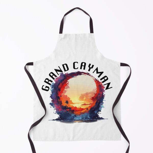 Item preview, Grand Cayman Sunset (with Black Lettering) designed and sold by VelvetRoom.