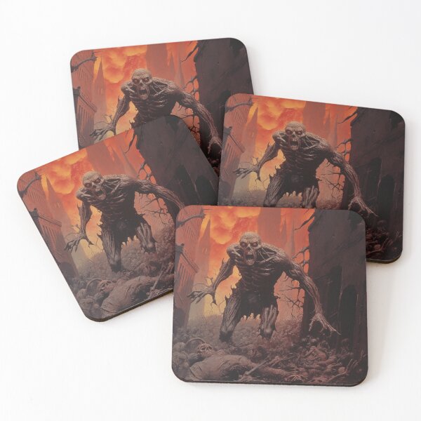 Item preview, GHOUL - DARK FANTASY ART STYLE UNDEAD GHOUL designed and sold by VistaThreadsCo.