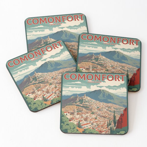 Item preview, Comonfort Guanajuato Magic Town Mexico Vintage Travel Tourism Poster  designed and sold by TravelersGems.