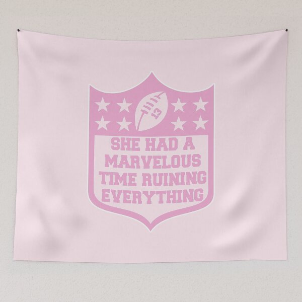 Item preview, Taylor Swift she had a Marvelous time ruining football Pink designed and sold by baranskini.