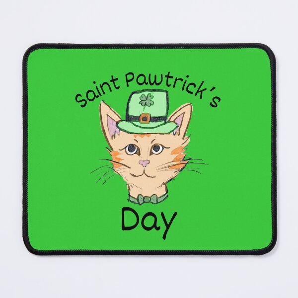 Item preview, Happy Saint Pawtrick's Day Saint Patrick's Cat Gifts designed and sold by Laugh-Lines.