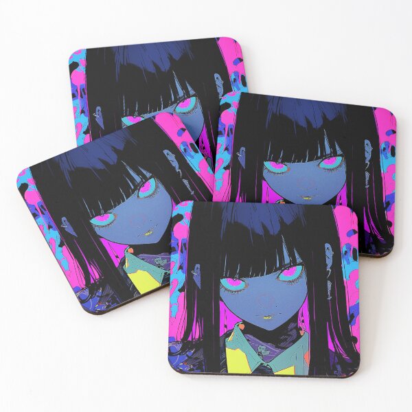 Item preview, Demon girl anime designed and sold by iWallGlow.