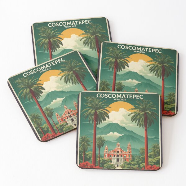 Item preview, Coscomatepec Veracruz Magic Town Mexico Vintage Travel Tourism Poster  designed and sold by TravelersGems.