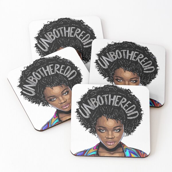 Item preview, Unbothered Black Pride empowered Unapologetic Afro African American Women  designed and sold by najega911.